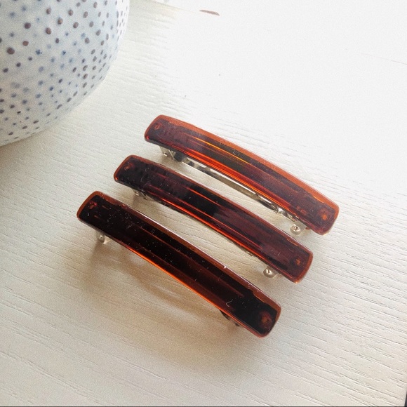 3 Barrettes/hair clips NWT - Picture 2 of 3